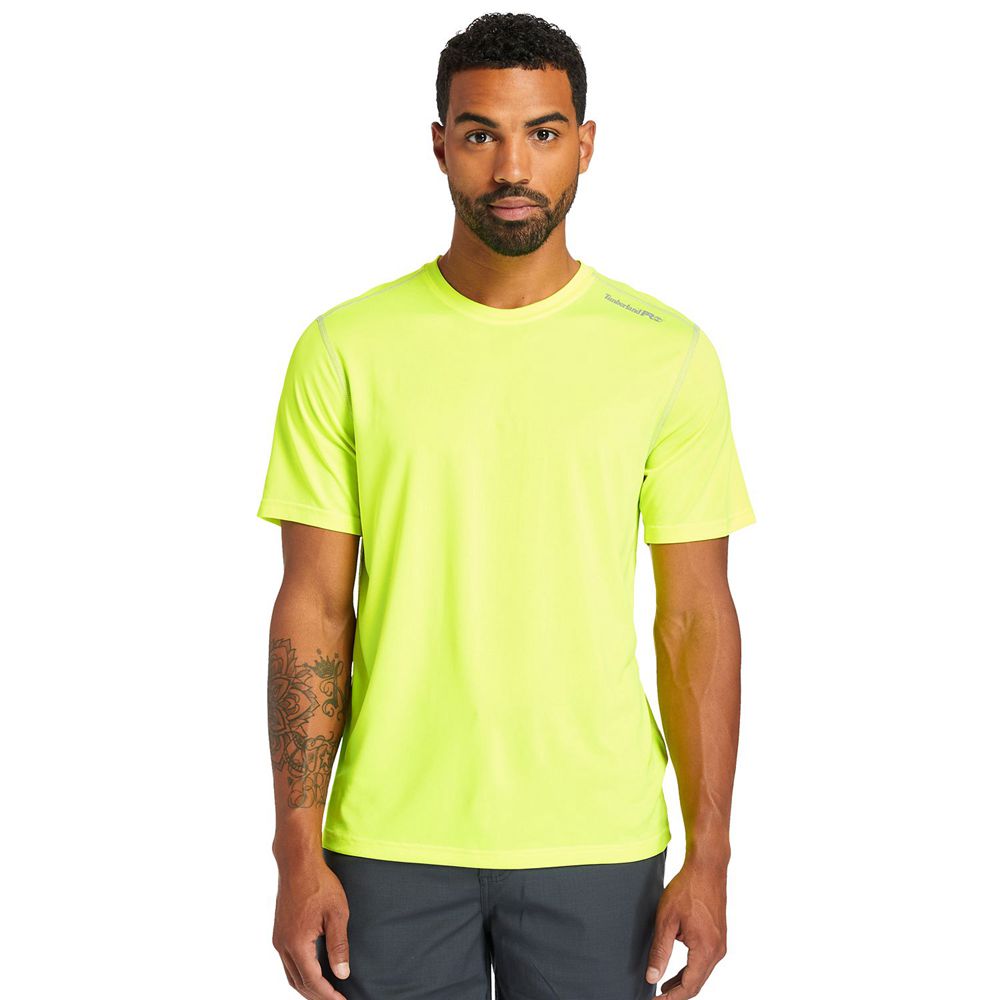 Tricouri Timberland Barbati Verzi - Pro® Wicking Good Sport Short Sleeve - Romania - CDVUPY149